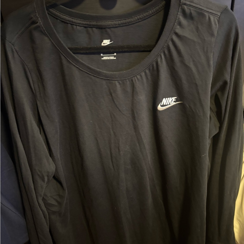 Nike Black Long Sleeve Performance Tee